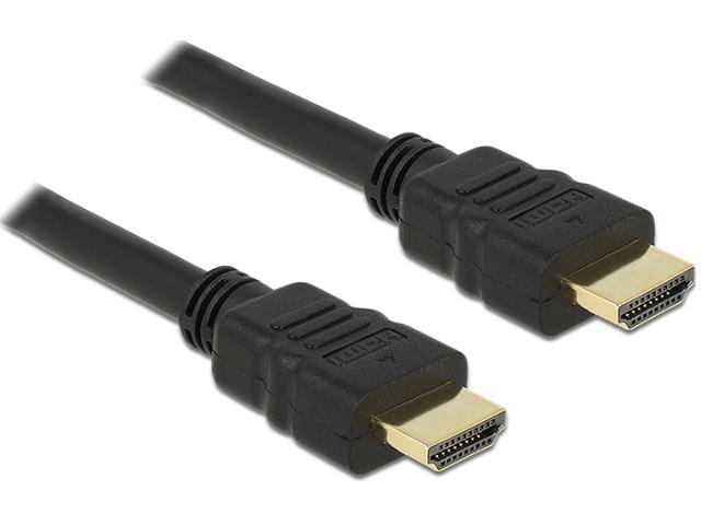 Delock kabel High Speed HDMI s Ethernet – HDMI A samec > HDMI A samec 4K 1m 84752