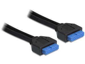 Delock kabel interní 19pin USB 3.0 samice/samice, 45 cm 83124