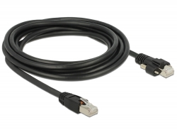Delock Kabel RJ45 samec > RJ45 samec se šroubky Cat.6 SSTP 3 m 85669