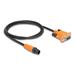 Delock Kabel sběrnice M12 CAN, A-kódovaný, 9 pinový, ze zástrčky na zásuvku D-Sub 9, délky 1 m 66745