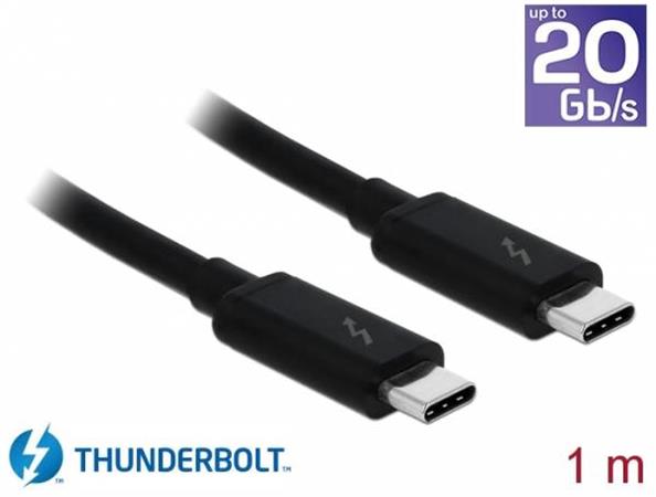 DeLOCK - Kabel Thunderbolt - USB-C (M) do USB-C (M) - USB 3.1 Gen 2 / Thunderbolt 3 / DisplayPort 1 84845