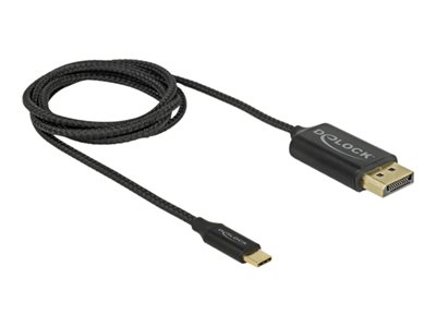 DeLOCK - Kabel USB/DisplayPort - USB-C (M) do DisplayPort (M) - DisplayPort 1.2 - 1 m - podporuje 4 83709