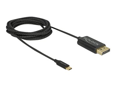 DeLOCK - Kabel USB/DisplayPort - USB-C (M) do DisplayPort (M) - DisplayPort 1.2 - 2 m - podporuje 4 83710