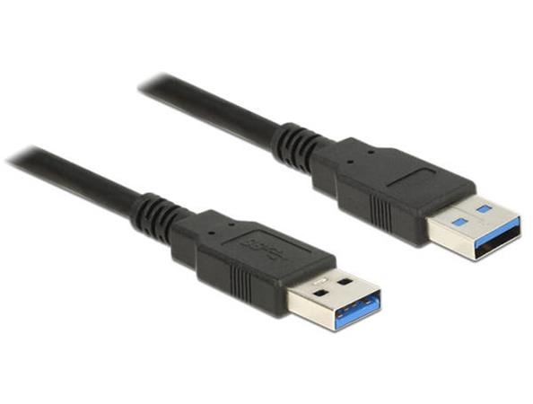 DeLOCK - Kabel USB - USB typ A (M) do USB typ A (M) - USB 3.0 - 5 m - černá 85064
