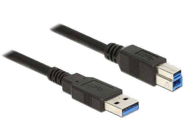 DeLOCK - Kabel USB - USB typ A (M) do USB Type B (M) - USB 3.0 - 2 m - černá 85068