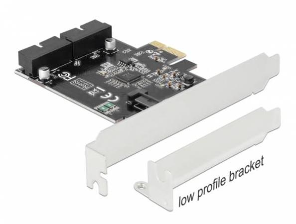 Delock Karta PCI Express na 2 x interní pinové konektory USB 3.0 90387