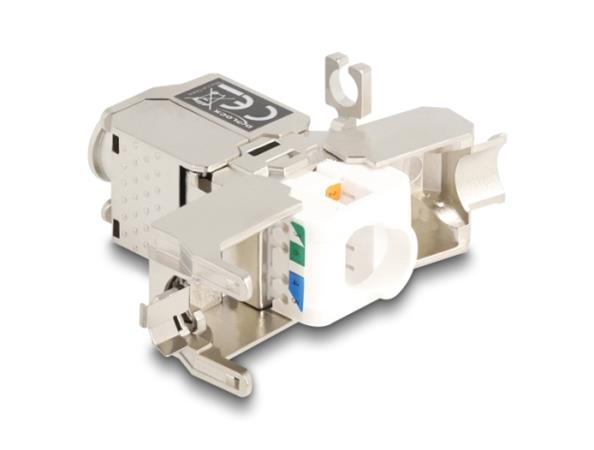 Delock Konektor síťových kabelů LSA na LSA, Cat.6A, STP, beznástrojový 88198