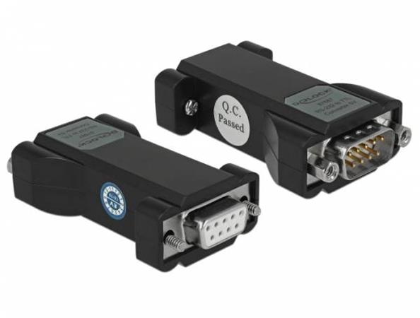 Delock Konvertor z 1 x sériového rozhraní RS-232 DB9 samice na 1 x sériové rozhraní TTL / CMOS 5 V DB9 samec s och 87687