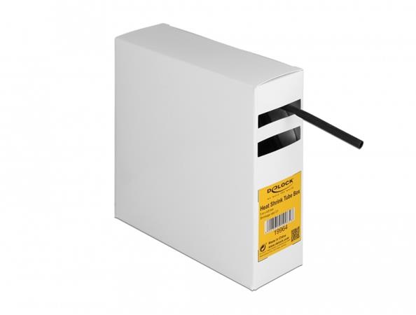 Delock Krabice s trubiček smršťujících se teplem, s vnitřním přilnavým povrchem, poměr smrštění 3:1, 5 m x 4,8 mm, 19964