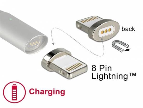 Delock Magnetický adaptér 8 pin Lightning™ samec