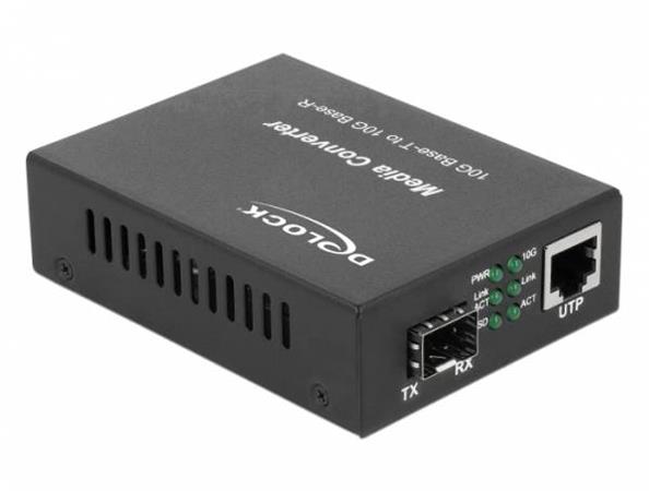 Delock Media Converter 10GBase-R SFP+ to 10GBase-T RJ45 86439