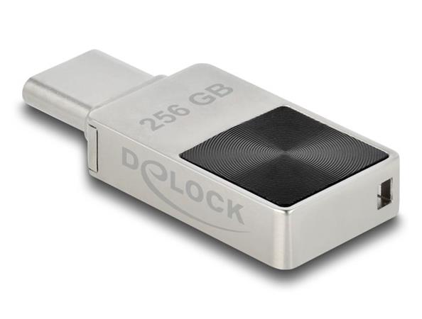 Delock Mini Flash disk USB 5 Gbps, USB-C™, 256 GB - kovový kryt 54009