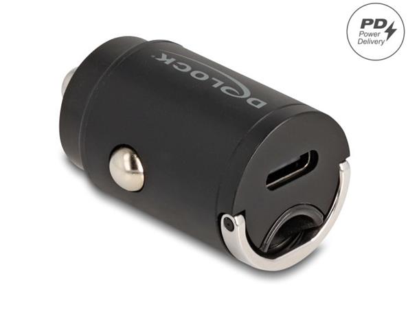 Delock Mininabíječka do auta, USB Type-C™ PD 3.0, o výkonu 30 W 64278
