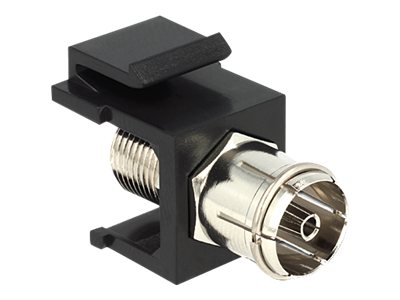 DeLOCK - Modulární vložka (spojka) - IEC connector - černá