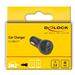 Delock Nabíječka do auta, 2 x USB Type-C™ PD 3.0, o výkonu 40 W 64330