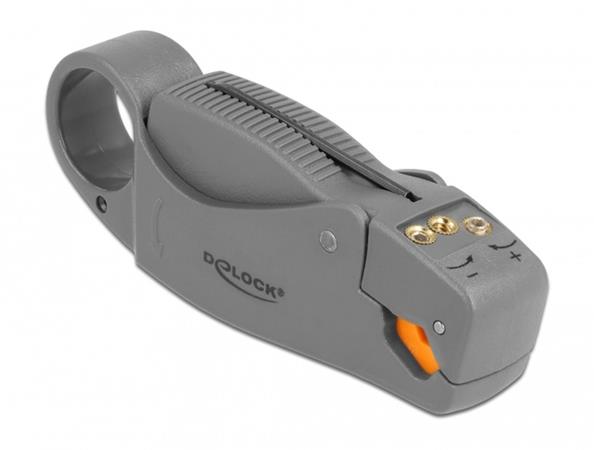 Delock Odizolovací kleště na koaxiální kabely se třemi čepelemi 90512
