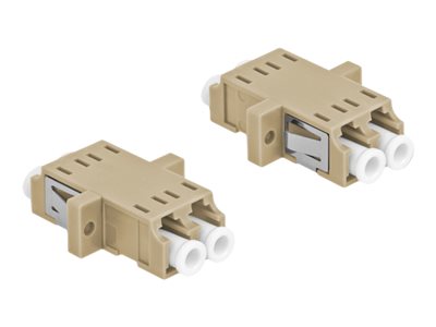 DELOCK, Optical Fiber Coupler LC Duplex female t 86535
