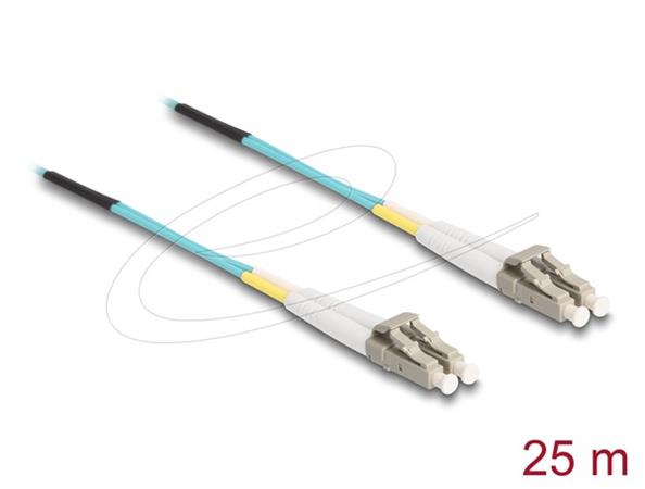 Delock Optický kabel LC Duplex na LC Duplex, multimód, OM3, 25 m 80150