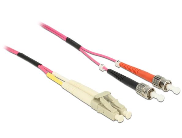 Delock optický kabel LC / ST Multimode OM4. 5 m 84867