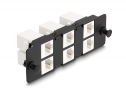 Delock Panel adaptérů Keystone, 6 portů, černý 66996