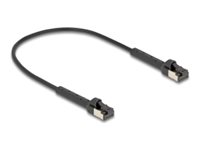 Delock - Patch kabel - RJ-45 (M) angled up to 60° do RJ-45 (M) angled up to 60° - 25 cm - 3.8 mm - 80938