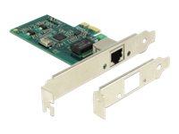 DeLock PCI Express Card > 1 x Gigabit LAN - Síťový adaptér - PCIe 1.1 nízký profil - Gigabit Ethern 89943