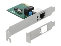 DeLock PCI Express Card > 1 x Gigabit LAN - Síťový adaptér - PCIe 1.1 nízký profil - Gigabit Ethern 90381