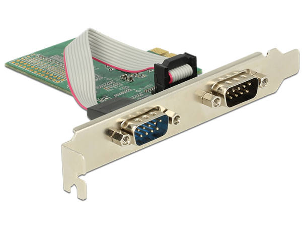 Delock PCI Express Card > 2 x Seriový RS-232 89555