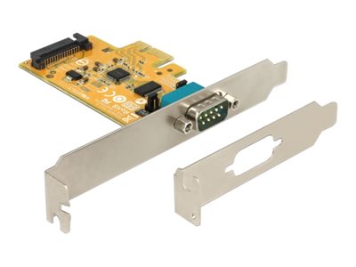 DeLock PCI Express Card to 1 x Serial with voltage supply ESD protection - Sériový adaptér - PCIe 2 90293
