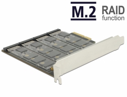 Delock PCI Express Karta > 4 x interní M.2 Key B s RAID 89888