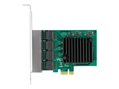 DELOCK, PCI Express x1 Card 4 x RJ45 Gigabit LAN 89025
