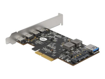 DELOCK, PCI Express x4 Card to 4 x USB Type-C + 90059