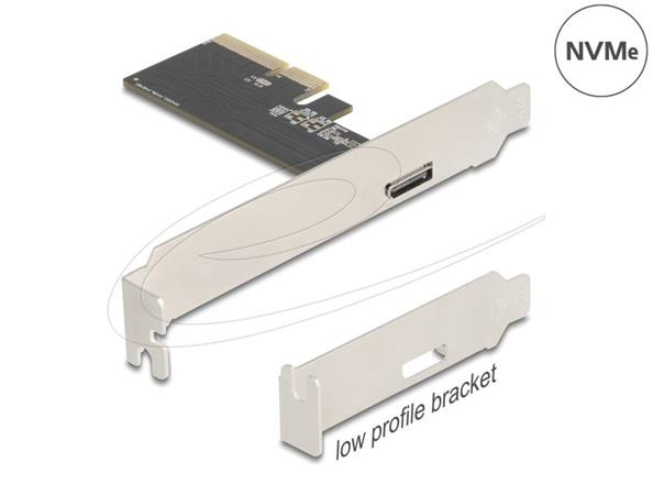 Delock PCI Express x4 Karta na 1 x externí OCuLink SFF-8612 - Low Profile 90965