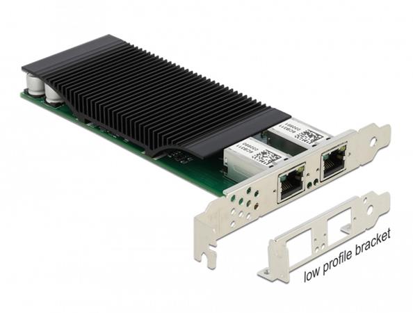 Delock PCI Express x4 karta na 2 x Gigabit LAN PoE+ 88500