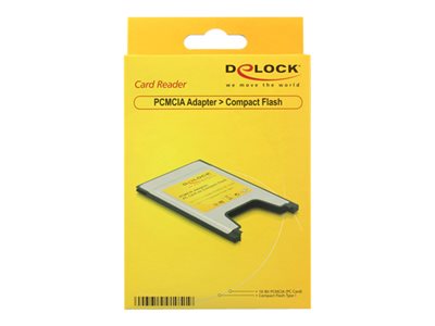 DeLOCK PCMCIA Card Reader for Compact Flash cards - Čtečka karet (CF I) - Karta PC 91051