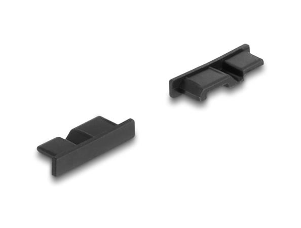 Delock Prachová záslepka pro USB 3.0 Typ Micro-B samice samice bez uchopení 10 kusů černá 64243