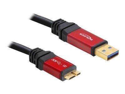 DeLOCK Premium - Kabel USB - USB typ A (M) do Micro-USB Type B (M) - USB 3.0 - 5 m - černá 82763