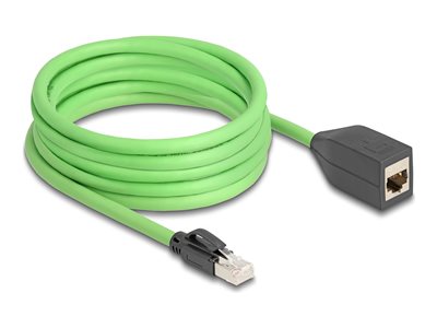 Delock - Prodlu?ovací kabel - RJ-45 (M) do RJ-45 (F) - 5 m - 6.8 mm - SF/UTP - CAT 6a - provedení b 80882