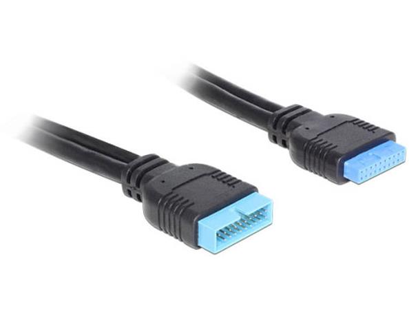 Delock prodlužovací kabel USB 3.0 pin konektor samec / samice 82943