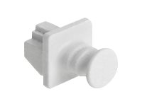 DeLOCK - Protiprachový kryt konektoru - bílá (balení 10)