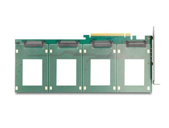Delock - Řadič úlo?iště - rozdvojení, 288 x 122 mm - U.2 NVMe - PCIe 4.0 x16 90169