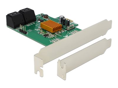 DeLOCK - Řadič úložiště - 4 Kanál - SATA 6Gb/s - 6 Gbit/s - PCIe 2.0 x1 90382