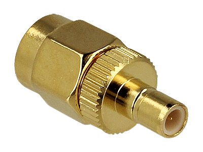 Delock - RF adapter - SMB s piny (male) do SMA s piny (male) - zlatá