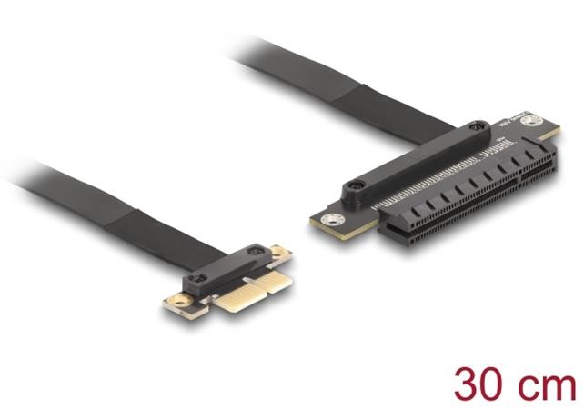 Delock Riser karta PCI Express 3.0, ze zástrčky x1 na slot x8, s kabelem, délka 30 cm 81496