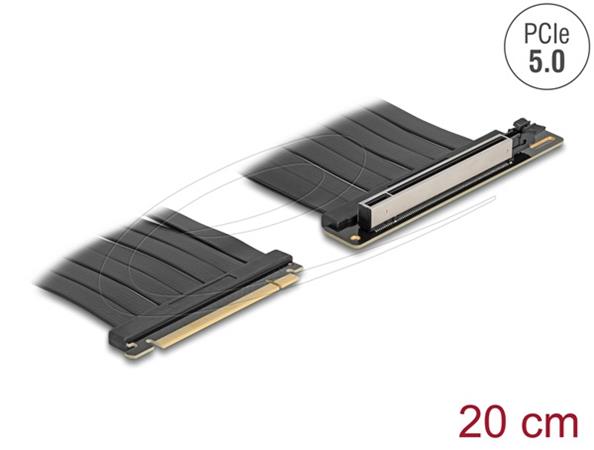 Delock Riser karta PCI Express 5.0, ze zástrčky x16 na slot x16, s kabelem, délka 20 cm 81289