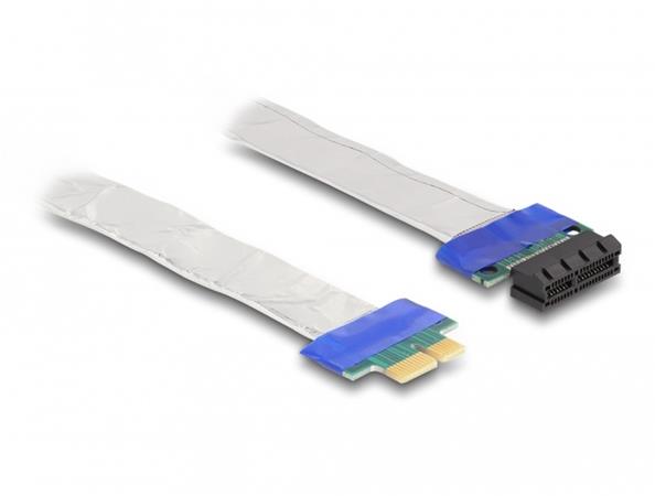 Delock Riser karta PCI Express, ze zástrčky x1 na slot x1, s kabelem, délka 20 cm 88048