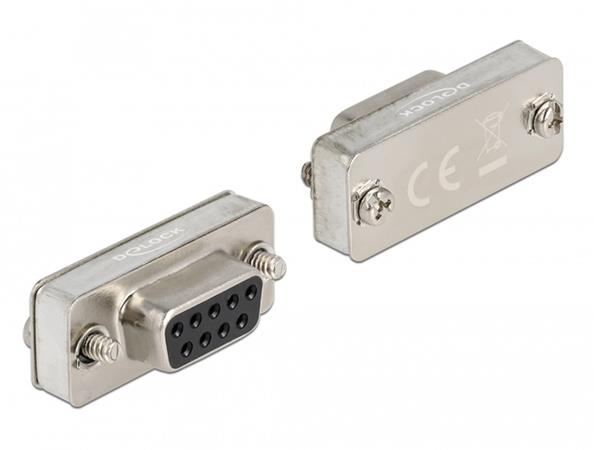 Delock RS-232/422/485 Loopback adapter with DB9 female 66825