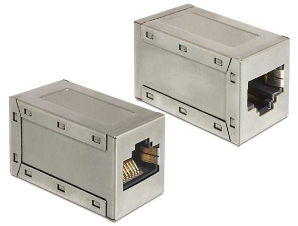 DeLOCK - Sí?ový propojovací kabel - RJ-45 (F) do RJ-45 (F) - CAT 6a 86165