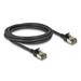 Delock Síťový kabel RJ45 Cat.8.1, F/FTP Slim Pro, 2 m, černý 80340