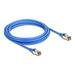 Delock Síťový kabel RJ45, Cat.8.1, F/FTP, tenký, 5 m, modrý 80336